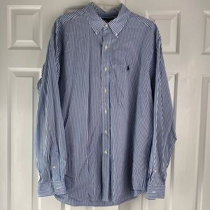Polo by Ralph Lauren Mens Striped Dress Shirt